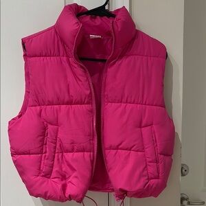 Pink Puffer Vest